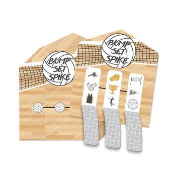 商品Big Dot of Happiness | Bump, Set, Spike - Volleyball Party Game Pickle Cards Pull Tabs 3-in-a-Row 12 Ct,商家Macy's,价格¥108图片