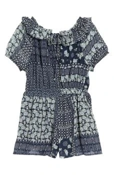 Truly Me | Kids' Ruffle Smocked Romper,商家Nordstrom Rack,价格¥67