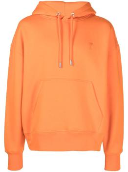 ami paris, AMI | AMI PARIS - Ami De Coeur Organic Cotton Hoodie商品图片 