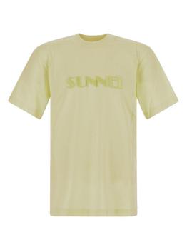 SUNNEI | Sunnei Logo Embroidered Crewneck T-Shirt商品图片,5.3折