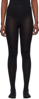 Wolford | Black Mat Opaque 80 Tights,商家Ssense US,价格¥383