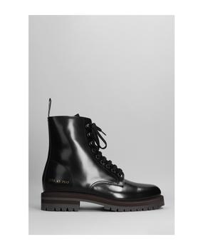 推荐Combat Boot Combat Boots In Black Leather商品