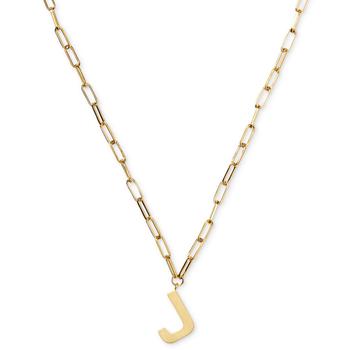 kate spade项链, Kate Spade | Gold-Tone J Pendant Necklace, 17" + 3" extender商品图片 