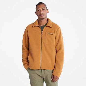 添柏岚外套, Timberland | Fleece Overshirt for Men in Yellow商品图片 