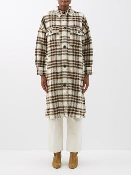 Isabel Marant Étoile | Fontizi checked wool-blend coat商品图片,