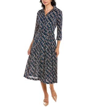 samantha, SAMANTHA SUNG | Samantha Sung Audrey D 3 Silk Shirtdress商品图片 3.5折