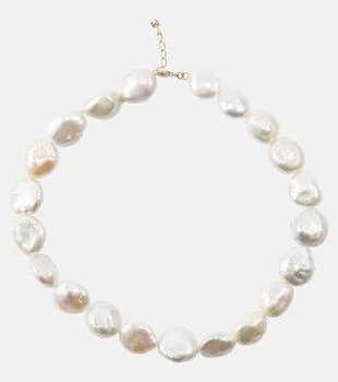 推荐14kt gold necklace with pearls商品