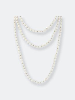 商品A Blonde and Her Bag | White Jade Crystal Beaded Necklace,商家Verishop,价格¥264图片