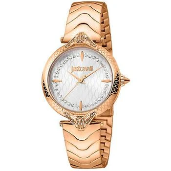 推荐Just Cavalli Women's Animalier Silver Dial Watch商品