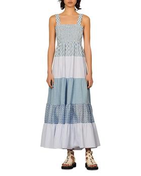 sandro连衣裙, Sandro | Tropea Multiprint Maxi Dress商品图片 4折, 独家减免邮费