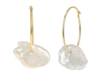 Chan Luu, Chan Luu | Pearl Chip Hoop Earrings商品图片 