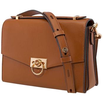 推荐Michael Kors Brown Ladies Hendrix Leather Messenger Bag商品