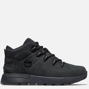 推荐Timberland Youth Sprint Trekker Mid Top Trainers - Black Nubuck商品