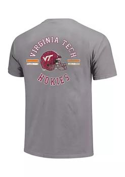 helmet怎么选, Image One | NCAA Virginia Tech Hokies Short Sleeve Helmet Arch Graphic T-Shirt商品图片 7折