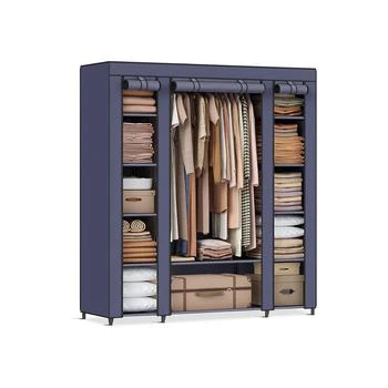 Hivvago | Portable Closet with 12 Compartments Dark Blue,商家Premium Outlets,价格¥640