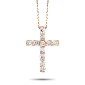 商品LB Exclusive | 14K Rose Gold 0.52ct Diamond Necklace,商家Jomashop,价格¥5914图片