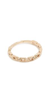 商品Zoe Chicco | Zoe Chicco 14k Gold Rectangle Link Ring,商家Shopbop,价格¥4205图片