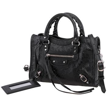 Balenciaga | Ladies Classic Black Nano City Crossbody Bag商品图片,7.1折, 满$275减$25, 满减