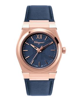 男士休闲菲拉格慕手表, Salvatore Ferragamo | Vega Leather Watch商品图片 独家减免邮费