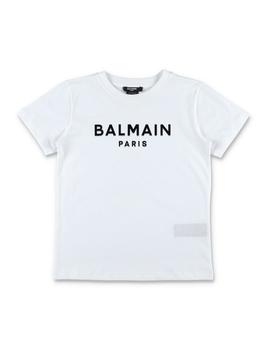 Balmain | Balmain Kids Logo Printed Crewneck T-Shirt商品图片,7.6折起