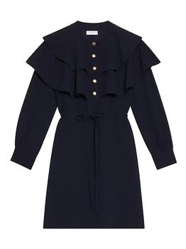 sandeo, Sandro | Wendy Ruffled Yoke Mini Dress商品图片 
