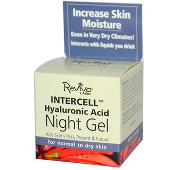 推荐Reviva Labs 0830760 InterCell Night Gel with Hyaluronic Acid - 1.25 oz商品