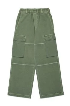 MM6 | MM6 Maison Margiela Kids Wide Leg Cargo Trousers,商家Cettire,价格¥1315