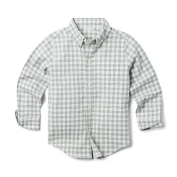 Janie and Jack | Brushed Twill Plaid Button-Up (Toddler/Little Kids/Big Kids) 