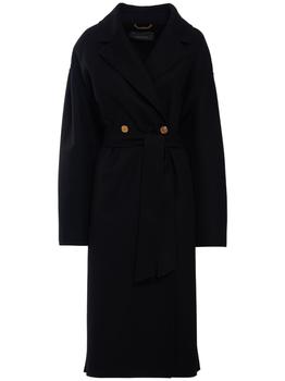 推荐Belted Double Wool Midi Coat商品