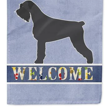 Caroline's Treasures | 28 x 40 in. Polyester Giant Schnauzer Welcome Flag Canvas House Size 2-Sided Heavyweight,商家Verishop,价格¥327