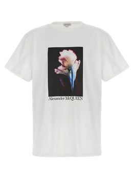 Alexander McQueen | Alexander McQueen Graphic Printed Crewneck T-Shirt 6.7折, 独家减免邮费