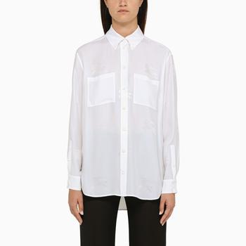 推荐White silk shirt商品