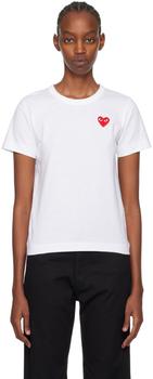 White Heart Patch T-Shirt