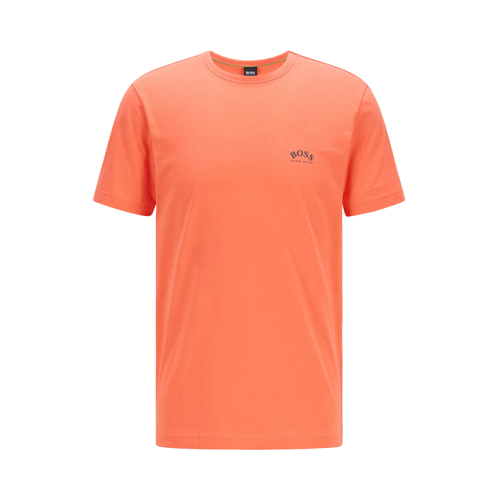 推荐HUGO BOSS 男士珊瑚红棉质短袖T恤 TEECURVED-50412363-646商品