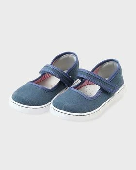L'Amour Shoes | Girl's Jenna Canvas Mary Jane, Baby/Toddler/Kids,商家Neiman Marcus,价格¥352