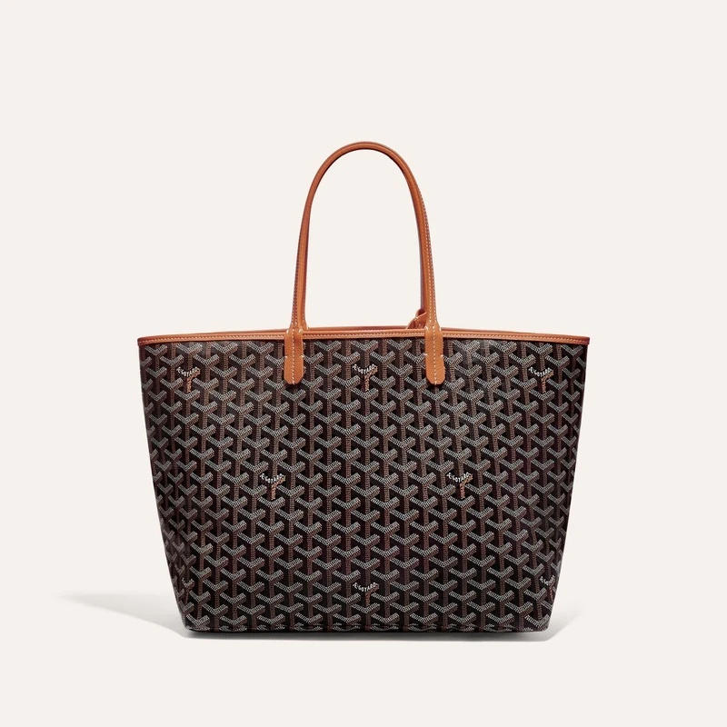 Goyard | 高雅德 Saint Louis PM男女黑色帆布/小牛皮手提包 STLOUIPMLTY01CL03P（十色可选）,商家VP FRANCE,价格¥13160