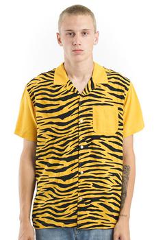 推荐Tiger Button-Up Shirt - Mustard商品