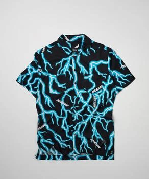 Reason Clothing | Lightning Allover Print Short Sleeve Shirt,商家Reason Clothing,价格¥37