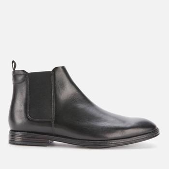 推荐Clarks Men's Citi Stride Leather Chelsea Boots - Black商品