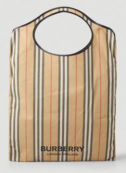 burberry tote, Burberry | Icon Stripe Tote Bag in Beige商品图片 