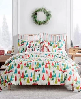 Levtex | Merry Bright Holly Jolly Reversible 2-Pc. Comforter Set,商家Macy's,价格¥449