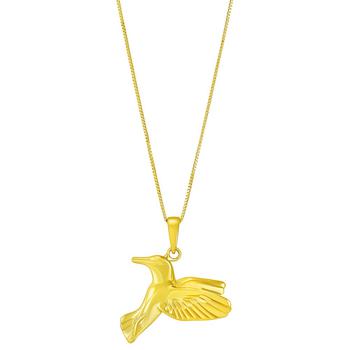 推荐Flying 3D Dove 18" Pendant Necklace in 14k Gold, Created for Macy's商品