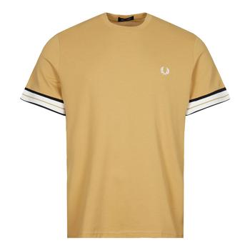 Fred Perry | Fred Perry Tramline Tipped T-Shirt - Desert商品图片,7折