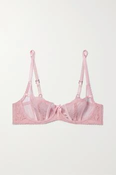 L'Agent by Agent Provocateur | Rozlyn 缎布边饰绢网黎芭蕾丝带钢圈平台罩杯文胸  - 32A 额外9.7折, 额外九七折