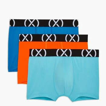 2(x)ist | (X) Sport | No-Show Trunk 3-Pack Electric Blue/Shocking Orange/Blue Fish,商家Verishop,价格¥151