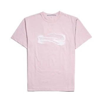 Alexander Wang | Alexander Wang Short Sleeve With Soap Suds Print T-Shirt Pink 