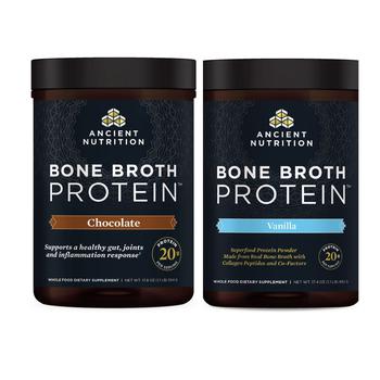 商品Ancient Nutrition | Bone Broth Protein Chocolate and Vanilla,商家Ancient Nutrition,价格¥675图片