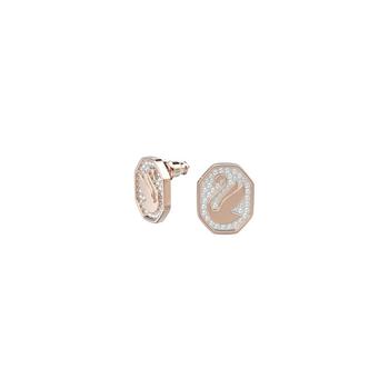 施华洛世奇耳钉评价, Swarovski | Signum Stud Earrings Swan with White Crystals商品图片 