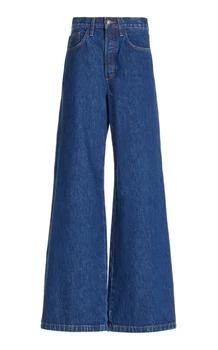 推荐Favorite Daughter - The Masha High-Waisted Flared Jeans - Medium Wash - 25 - Moda Operandi商品