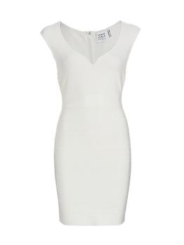 Herve Leger, Herve Leger | Sweetheart Cap-Sleeve Icon Dress商品图片 